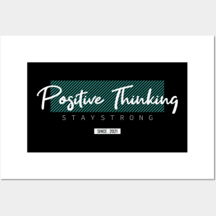 Positive Thinking Posters and Art